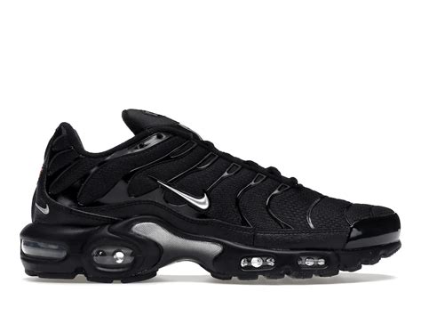 Nike Air Max Plus Mini Swoosh Black Silver Men's 